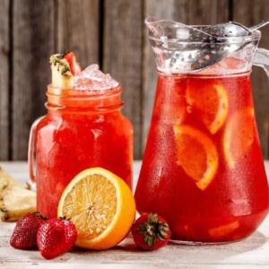 BEBIDAS: Limonada de fresa, 600mml.